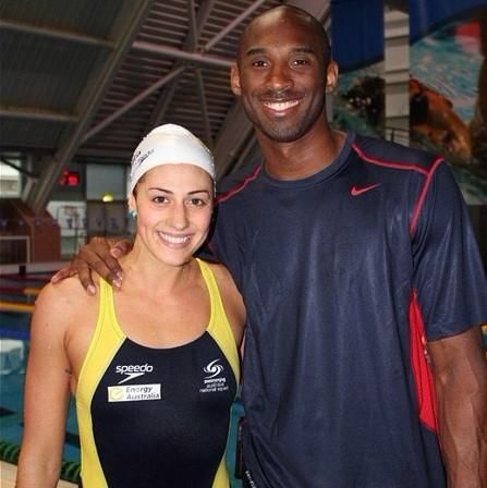 科比探访澳大利亚游泳队:一个无法抗拒的机会